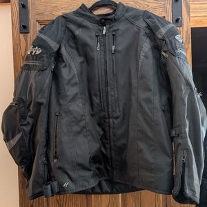 Joe Rocket Charcoal and Black Motorcycle Jacket